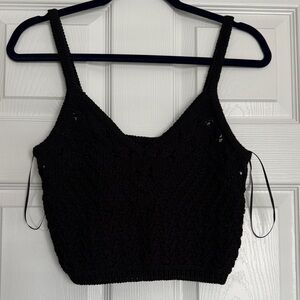 Express Black Knit Women's Top